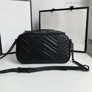 lüks siyah omuz çantaları tasarımcılar kamera Çantası moda Kadın Ophidia Marmont yeni disko çantaları Hakiki Deri Crossbody Çanta Cüzdanlar brandwomensbags