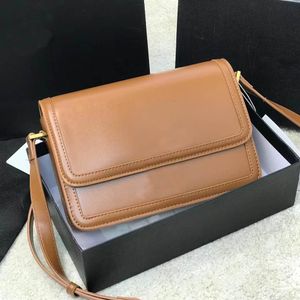 Intere borse firmate Borse a tracolla Borsa a tracolla da donna Top materiale in pelle bovina accessori hardware in rame oro lusso retrò t241Y