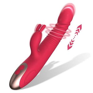 Beauty Items 8 Speeds Powerful Dildo Vibrator Female Rabbit G Spot Clitoris Stimulator Bunny Finger Wiggling sexy Toys for Woman Masturbator