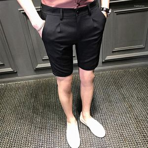 Mäns shorts korta herrmode sommarbyxor bomull lättvikt bekvämt och andningsbart arbete Bermudas man 2023 A12
