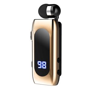 New K55 Wireless Sport earphones Telescopic Bluetooth Headset 5.2 Noise Reduction Super Long Standby Lavalier Incoming Call Vibration