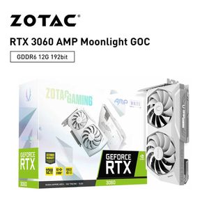 Zotac 100 ٪ بطاقة رسومات جديدة GDDR6 RTX 3060 RTX3060 RTX 3060 TI 8GB 12GB 256 BIT 8NM GPU CARDS