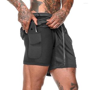 Running Shorts Camo Men Gym Sports 2 In 1 Quick Dry Workout Training Fitness Jogging Short Pants Summer