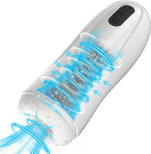 Masturbator masculino automático Copo de masturbadores com 5 tipos de sucção e 12 vibração para estímulo do pênis bolso elétrico