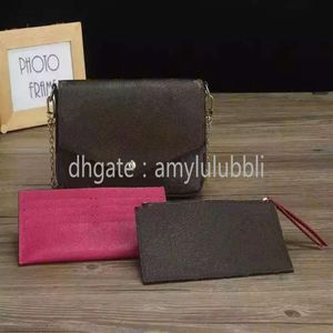whole Genuine leather fashion chain shoulder bag handbag presbyopic mini package messenger bag mobile card holder purse felici2925