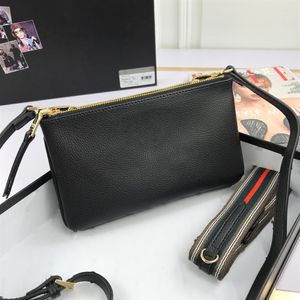 latest models fashion caviar Women's Shoulder Bags lambskin real leather Double zipper crossbody women messenger bag210J