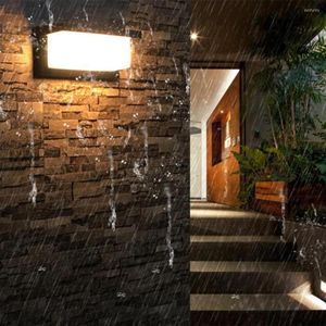 Wall Lamps Studyset 18W Warm /Cool Light Modern Outdoor Decor Waterproof LED Lamp Yard Street Lawn Decoration