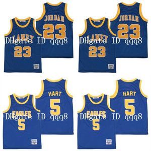 QQQ8 NCAA LANEY 23 Michael Jor Dan Jersey 5 Kevin Hart High School College Jersey 100％ステッチバスケットボールジャージー