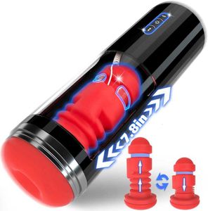 Automatic Blowjob Sex Machine Male Masturbators Adult Toys for Men's Pleasure MXUXEN Thrusting Vibrating Hands Free