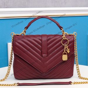 مصممي Luxurys Womens Crossbody أكياس كلاسيكية حقائب يد مركبة تحمل محافظ القابض الجلدية الأصلية سلسلة الكتف Cross271k