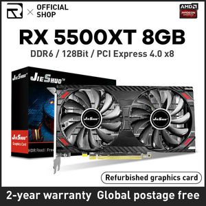 AMD RX5500XT 8 GB D6 Gaming Graphics Karta z 8G/GDDR6 Pamięć Radeon Rx 5500 XT 8 GB GPU częstotliwość DirectX12 3D 3D