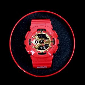 Projektant zegarek luksusowy moda męska sportowa sportowa loda LED Digital Quartz Clock Boy Prezent 110 Series253N