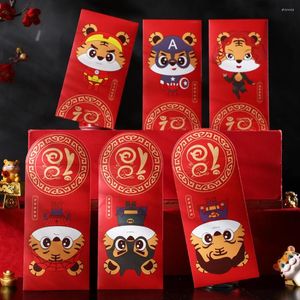 Gift Wrap 36 Pcs Chinese Red Envelopes Year Of The Tiger Lucky Money Packets Hong Bao For 2023 Spring Festival Birthday Supplies