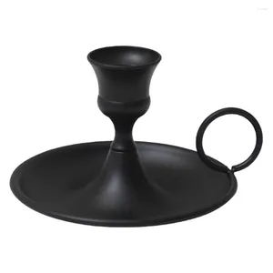 Mum Tutucular Stand Tutucu Candlestick Pillar Metal Candelabra Iron Centerpiece Masa Masası Akşam Yemeği Adive mum ışığı tabanı dekoratif modern konik