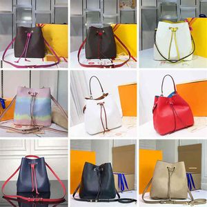 M44021 NEONOE Drawstring Bucket Bag Women Multiple Styles Handbags High capacity Totes Woman Luxurys Designers Shoulder Bags Stora233c