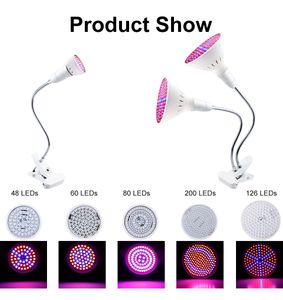 Full Spectrum LED E27 Grow Light Hydroponic bulb Phyto E14 For Flower Plant MR16 GU10 Hydroponic Growing Lamp