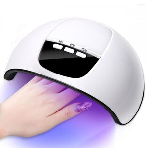 Nail Dryers 54W Smart Sensor Manicure Potherapy Lamp Baking UV/LED Dual Light Source 3Gear Timed Therapy USB Charging