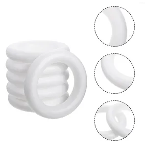 Dekoracja imprezy pierścień pierścień Ringsyrofoam DIY Craft biały forma okrągłe kółka Polistyren Circlehandhade Wreaths Flower Balllarge Ornament