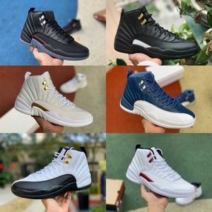 Jumpman Ovo White 12 12S Basketball Shoes Mens High Utility Grind Twist Gold Indigo Flu Game Dark Concord Royalty The Master Fiba Playoff Royalty Trainer Sneakers