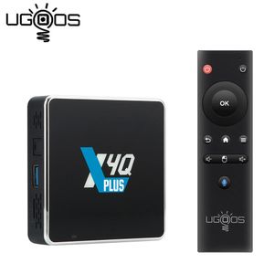Android 11 Smart TV Box UGOOS X4Q Plus DDR4 4GB 32GB/64GB Amlogic S905X4 BT5.0 1000M LAN Set Top Box 4K Media Player X4Q PRO