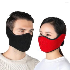 Caschi da moto Inverno Maschera calda per esterni Bicicletta da equitazione Copricapo da sci Protezione per le orecchie antivento Traspirante