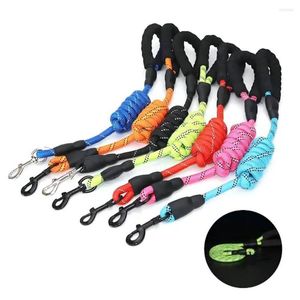 Dog Collars Strong Durable Training Leash Pet Traction Rope With Comfortable Padded Handle Leashes For Large Dogs Or Medium