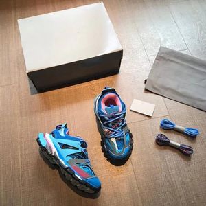 Neue Designerschuhe Track 3.0 Sneaker Männer Frauen Mesh Nylon bedruckte Schuhe Spur geprägte Luftplattform Hochwertige Freizeitschuhe mit Box