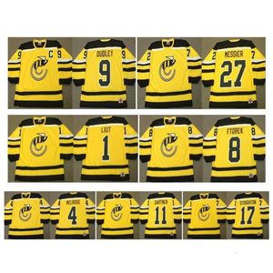 QQQ8 Vintage Cincinnati Stinger Jersey 27 Mark Messier 1 Mike Liut 4 Barry Melrose Robbie Ftorek Rick Dudley Mike Gartner Stoughton Retro Hockey