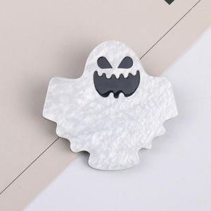 Broschen NYN Lustige Halloween White Ghost für Frauen Männer Kinder 2023 Game Party Show Essential Brosche Pins Stoffzubehör