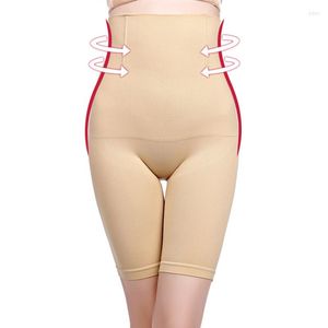 Intimo modellante da donna Mutandine contenitive senza cuciture in pelle nera Donna Vita alta Tummy Trimmer BuLifter Body snellente Intimo Leg Shaper Underpans