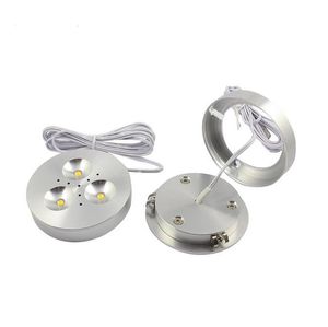 12V DC 3W Drimmable Downlights Pod szafką Light Puck Light