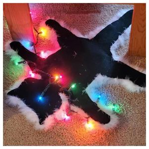 Carpets Felt And Imitation Wool Rug Skin-friendly LED Light String Carpet For Home House Room Party