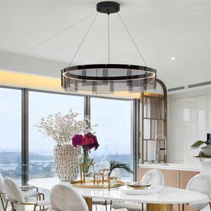 Pendant Lamps Europe Crystal Chandelier Ceiling Decorative Items For Home Deco Maison Luxury Designer Vintage Bulb Lamp Kitchen Light