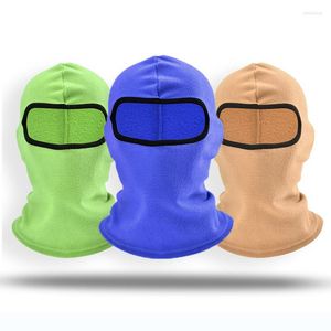 Motorcycle Helmets Polar Fleece Full Face Caps Cover Winter Warmer Windproof Balaclava Helmet Liner Riding Headgear Men Women Hood Hat