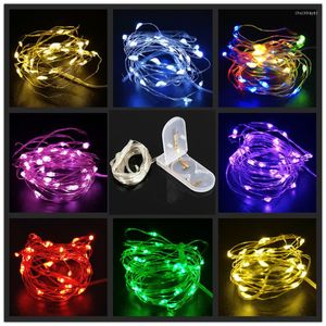 Strings Navidad Fairy Copper Wire LED String Lights Wedding Party Decor Room Aesthetic Christmas Decorations For Home Waterproof