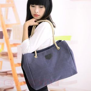 Nowa lista współczesne kobiety Lady Canvas Messenger Tourse Tote Tote Shopper torebka hobo na ramię 208i