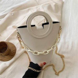 Fashion Women Bucket Bag Plain Handbag High Quality Ladu Beach Shoulder Bags Chain Totos-shelala217m