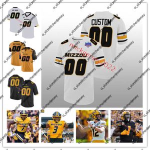 American College Football Use Jersey de futebol Missouri Custom