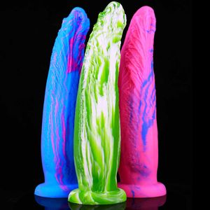 Skönhetsartiklar stor tunga dildos anal dildo g spot penis falska kuk strapon rumpa plugg vuxna produkter sexig leksak för kvinnor män anus klimax kuk