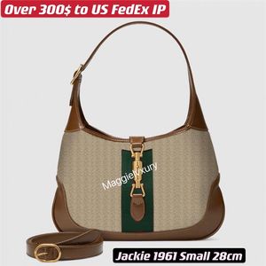 Jackie 1961 Mini Small Hobo na ramię Women Vintage Sprowadził styl Crossbody205U