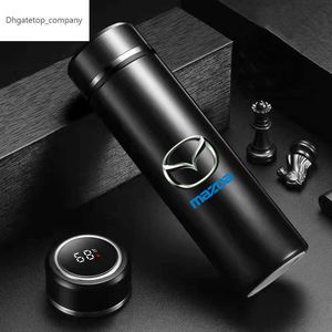 New Intelligent Stainless Steel Thermos Temperature Display Smart Water Bottle for Mazda 3 bk bl 323 Axela Atenza CX-3 CX-4 CX5 CX-7