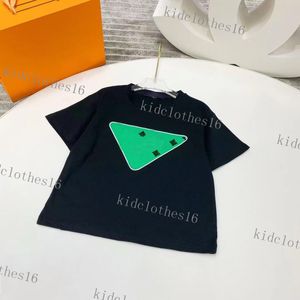 New Baby Designer Clothes T-Shirts Girls Boys Short-Sleeved Top Big Kids Versatile Letter dragon snake bird flower pattern Summer Children Simple Style Tops Tees