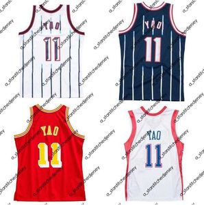 Jerseys de basquete ed clássico jersey yao ming 2002-03 camisas de basquete masculinas homens jovens s-6xl