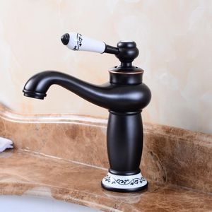 Bathroom Sink Faucets Black Gold Faucet Brass Basin Mixer Accessories Tap
