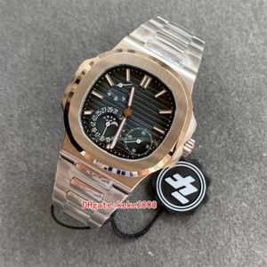 Perfekta klockor ZF 5712 1A-001 5712 40mm 904L Blue Dial Waterproof Sapphire Cal 240 PS IRM C LU Power Reserve rostfritt mekanisk339f