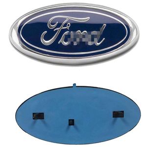 2004-2014 Ford F150 Ön Izgara Bagaj Kapağı Amblemi Oval 9X3 5 Çıkartma Rozeti Tabela Ayrıca F250 F350 Kenar Explo233D için Uyar