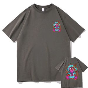 メンズTシャツの歌手ヤングボーイが再び壊れた珍しいトニーホークモンキーギアマーチダブルサイドプリントTシャツ男性女性ファッションカジュアルTシャツT230103