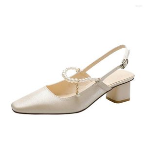 Dress Shoes Heel White Wedding Women Pumps Platform High Heels With Ankle Strap Ladies Office Party Dance Shoe