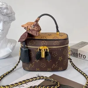 Designer torebka makijaż torba na ramię kosmetyczne luksusowe torby