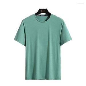 Men's T Shirts High Quality Summer Men Cotton T-shirt Short Sleeve Simple Plus Size 8XL 9XL 68 70 Casual Loose Oversize Tees Home Green